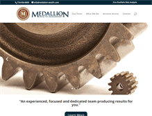 Tablet Screenshot of medallion-wealth.com